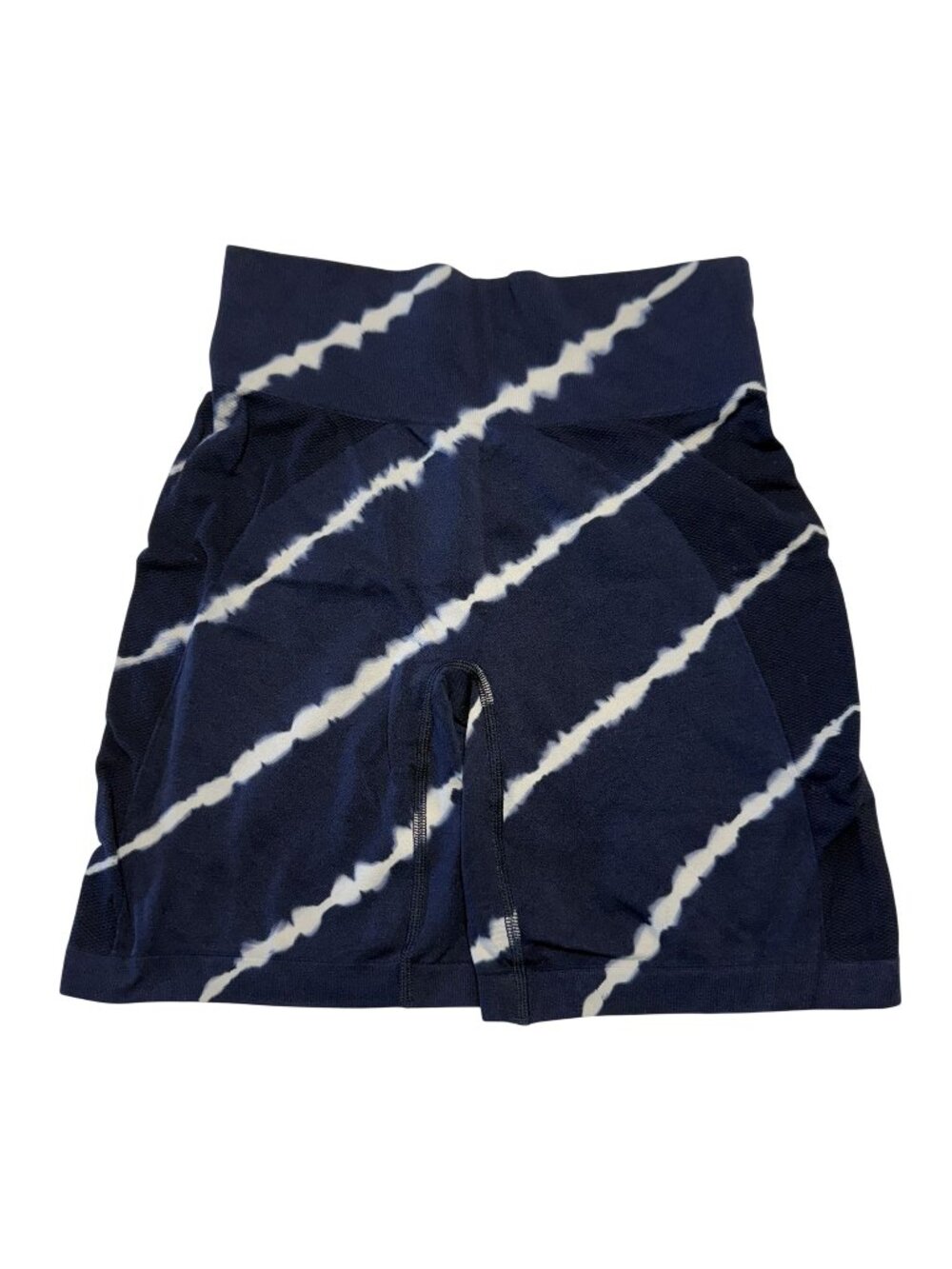 Tory Burch Sport Dark Blue White Tie Dye Bike Shorts Women's Size M